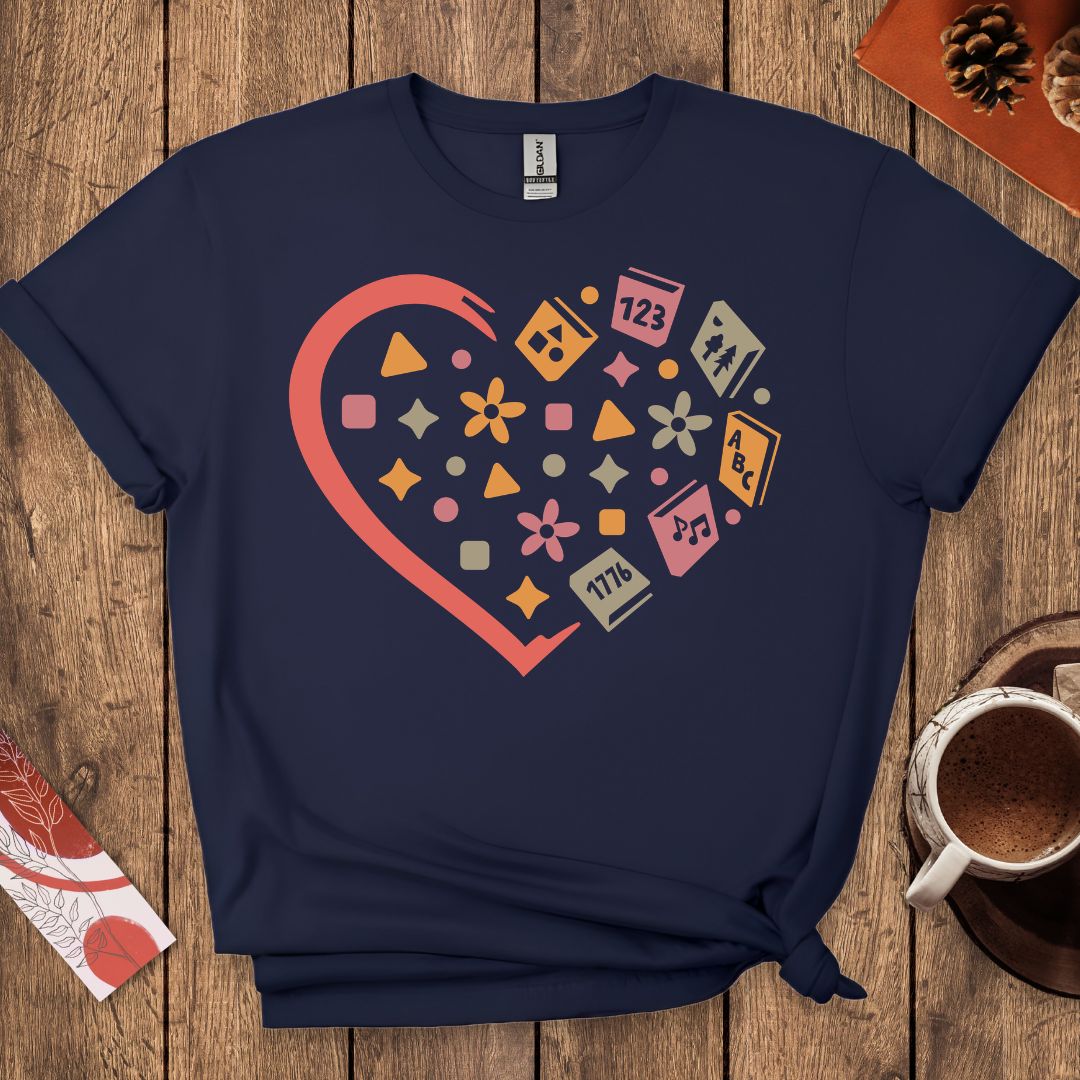 Heart Of A Teacher T-Shirt