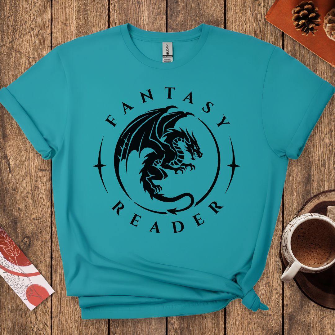 Fantasy Reader - Dragon Book Lover T-Shirt