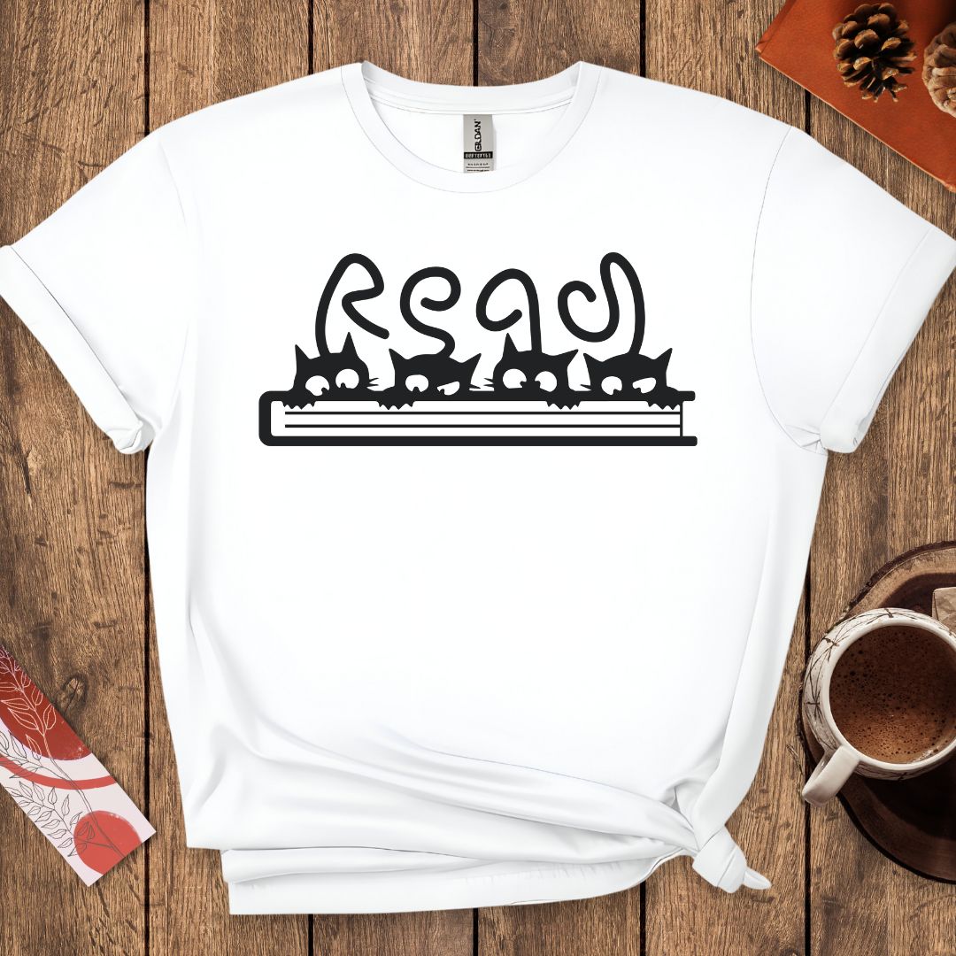 Read Funny Cats T-Shirt