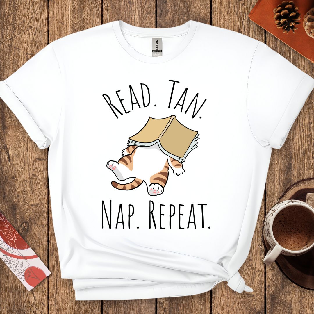 Read Tan Nap Repeat T-Shirt
