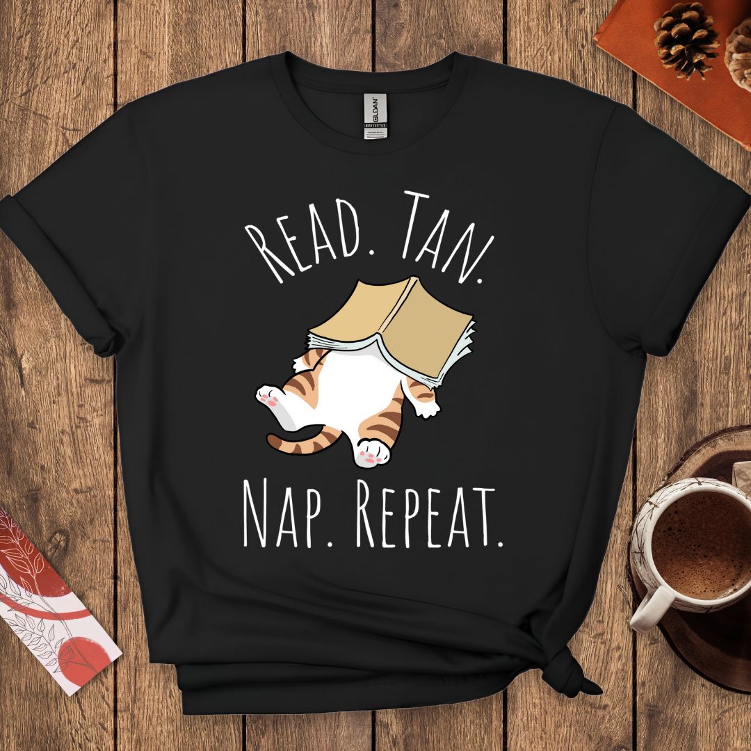 Read Tan Nap Repeat T-Shirt