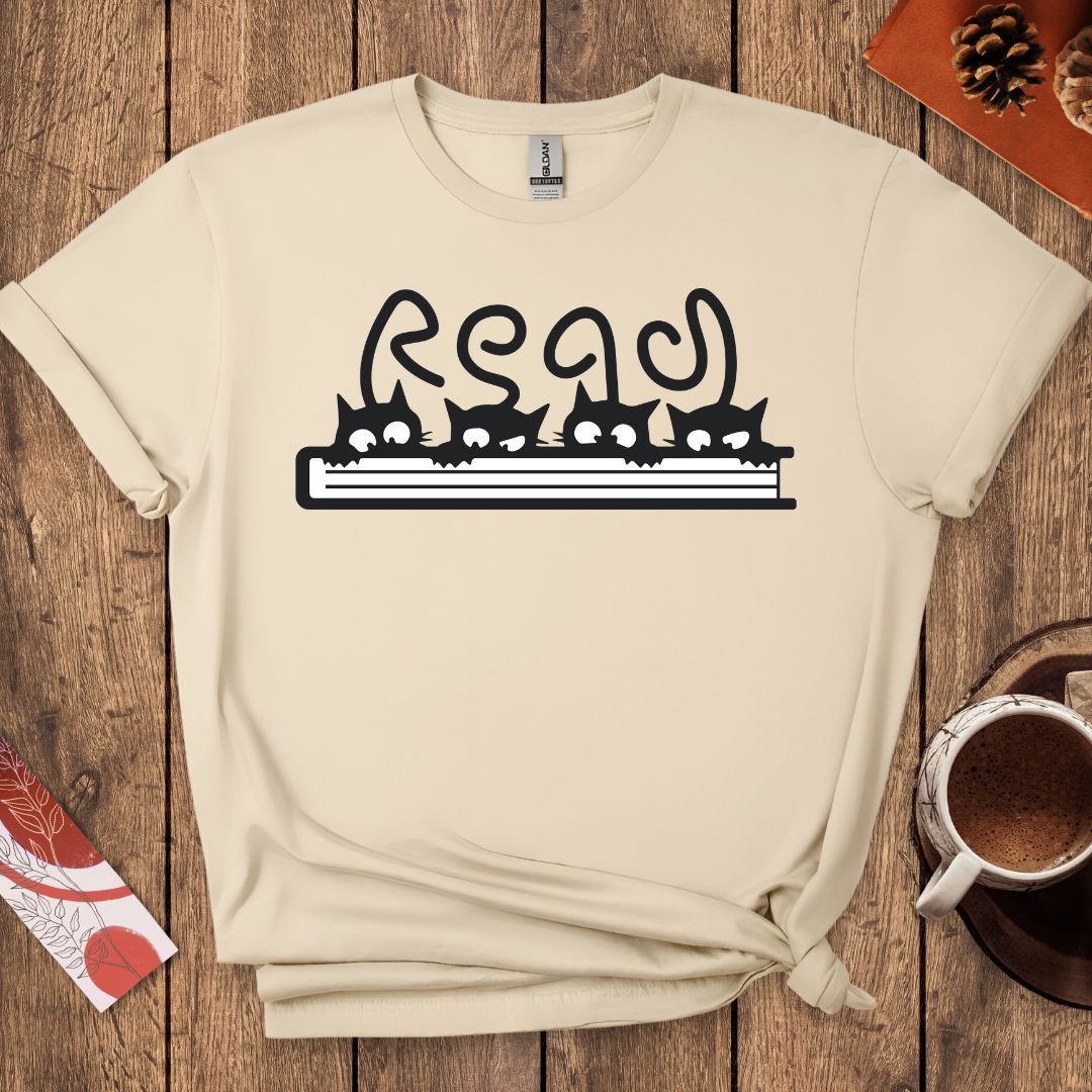 Read Funny Cats T-Shirt
