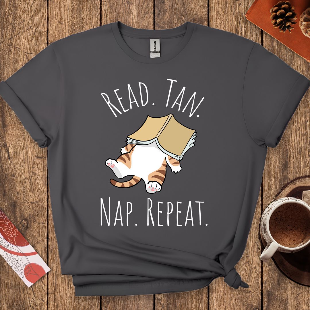 Read Tan Nap Repeat T-Shirt