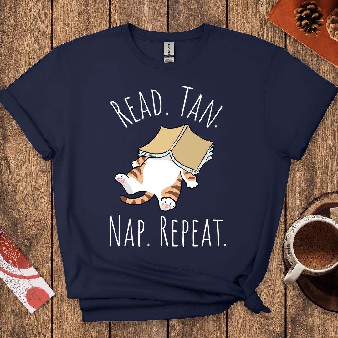 Read Tan Nap Repeat T-Shirt