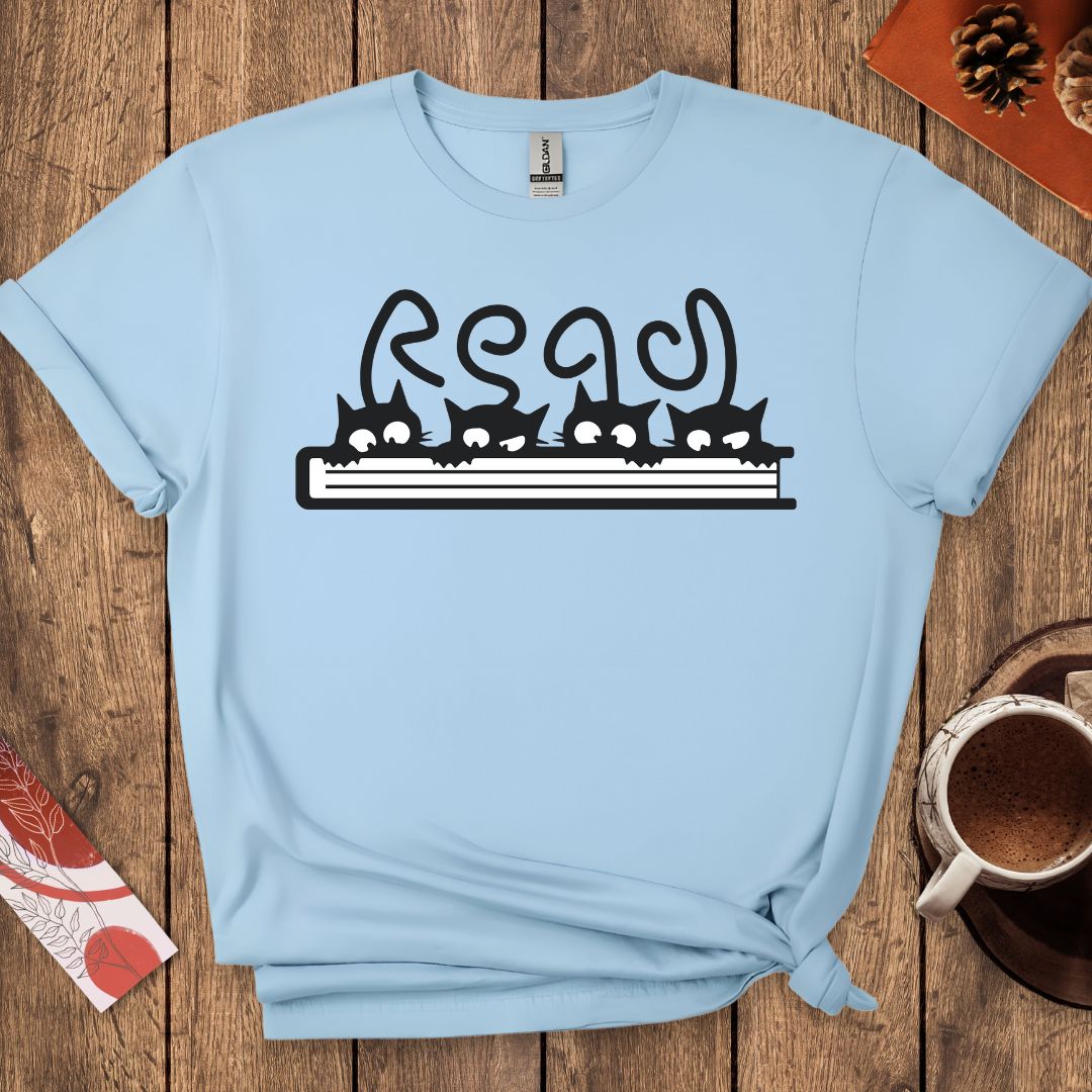 Read Funny Cats T-Shirt