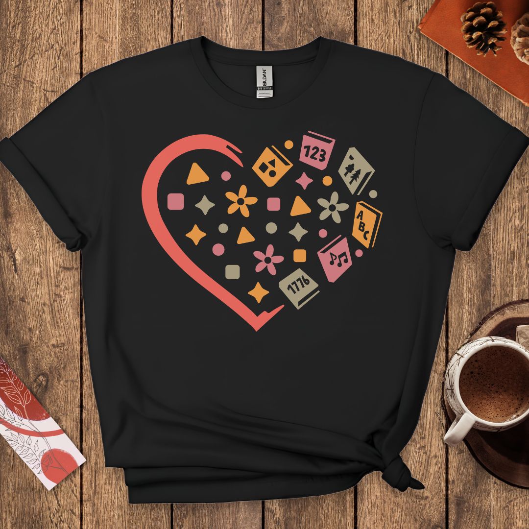 Heart Of A Teacher T-Shirt