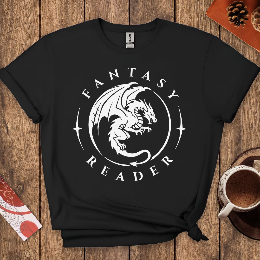 Fantasy Reader - Dragon Book Lover T-Shirt