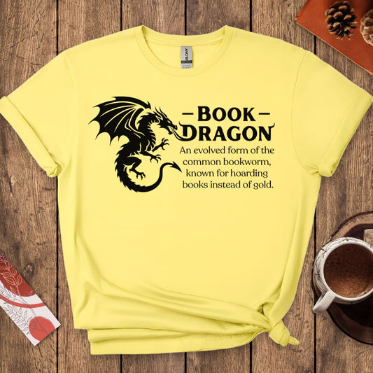Book Dragon-Fantasy Reader T-Shirt