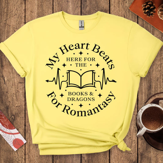 My Heart Beats For Romantasy T-Shirt