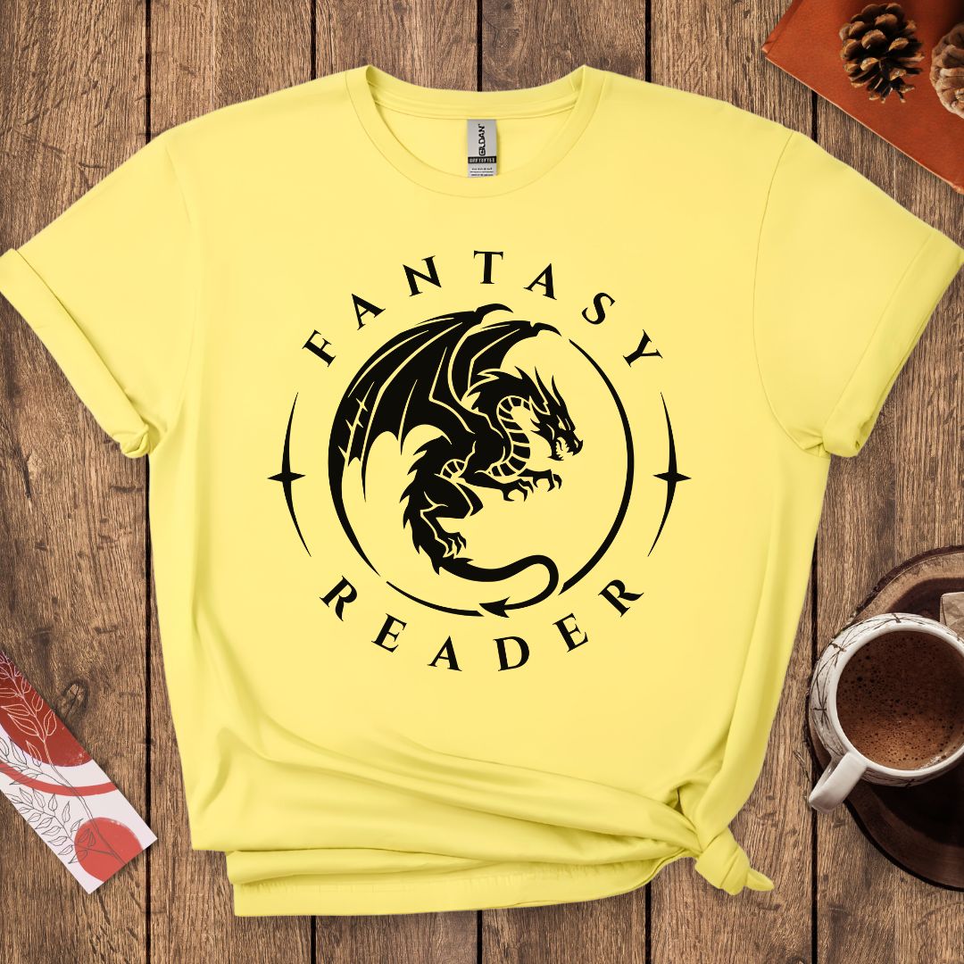 Fantasy Reader - Dragon Book Lover T-Shirt
