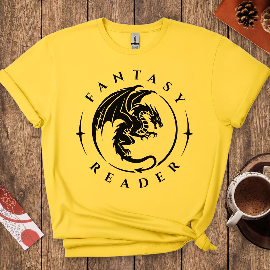 Fantasy Reader - Dragon Book Lover T-Shirt