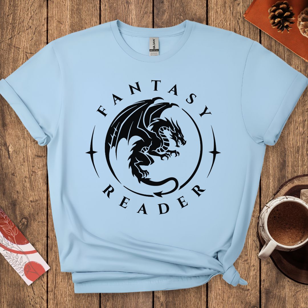 Fantasy Reader - Dragon Book Lover T-Shirt