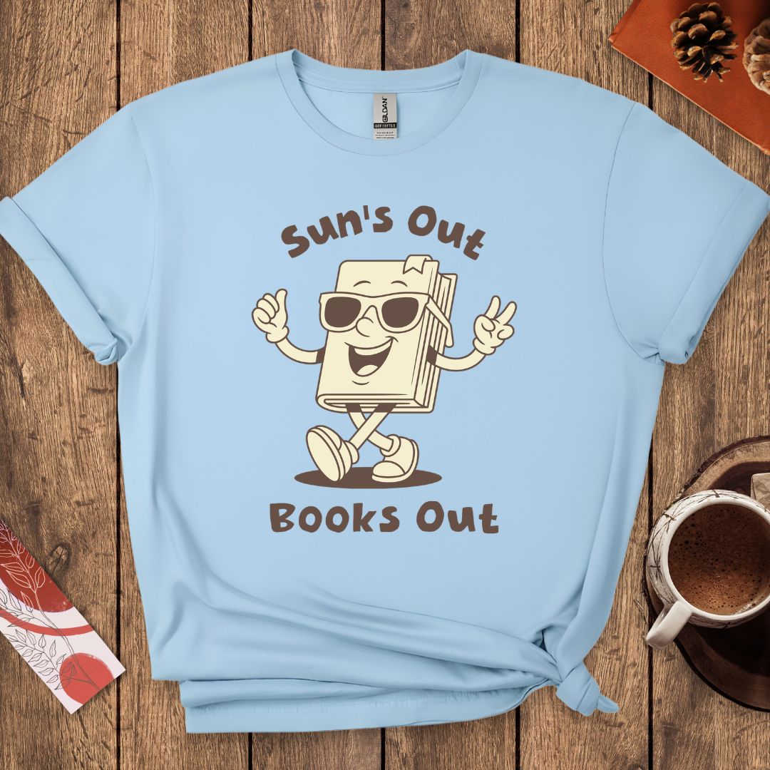 Sun's Out Books Out Summer Reading T-Shirt