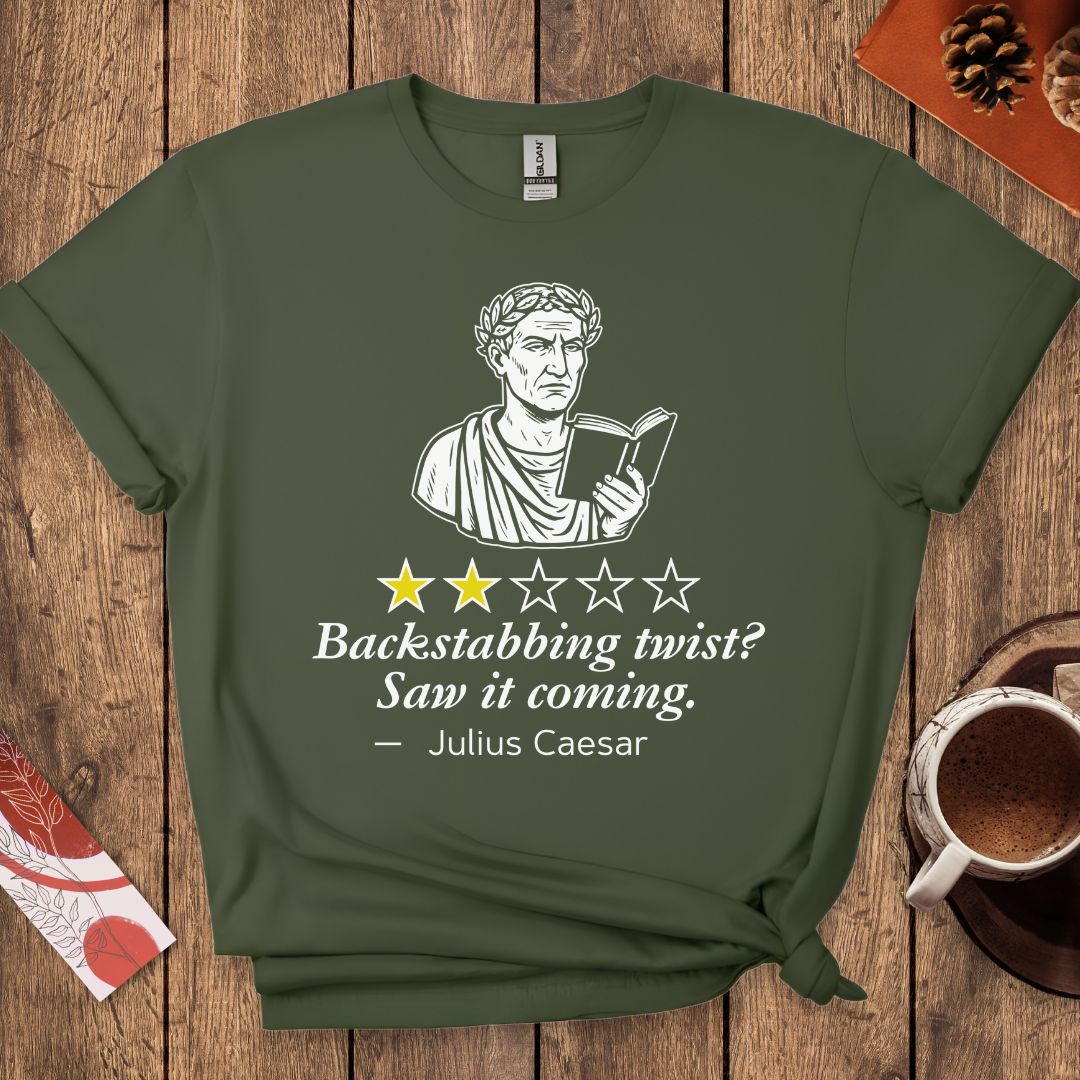 Julius Caesar Funny Book Review T-Shirt
