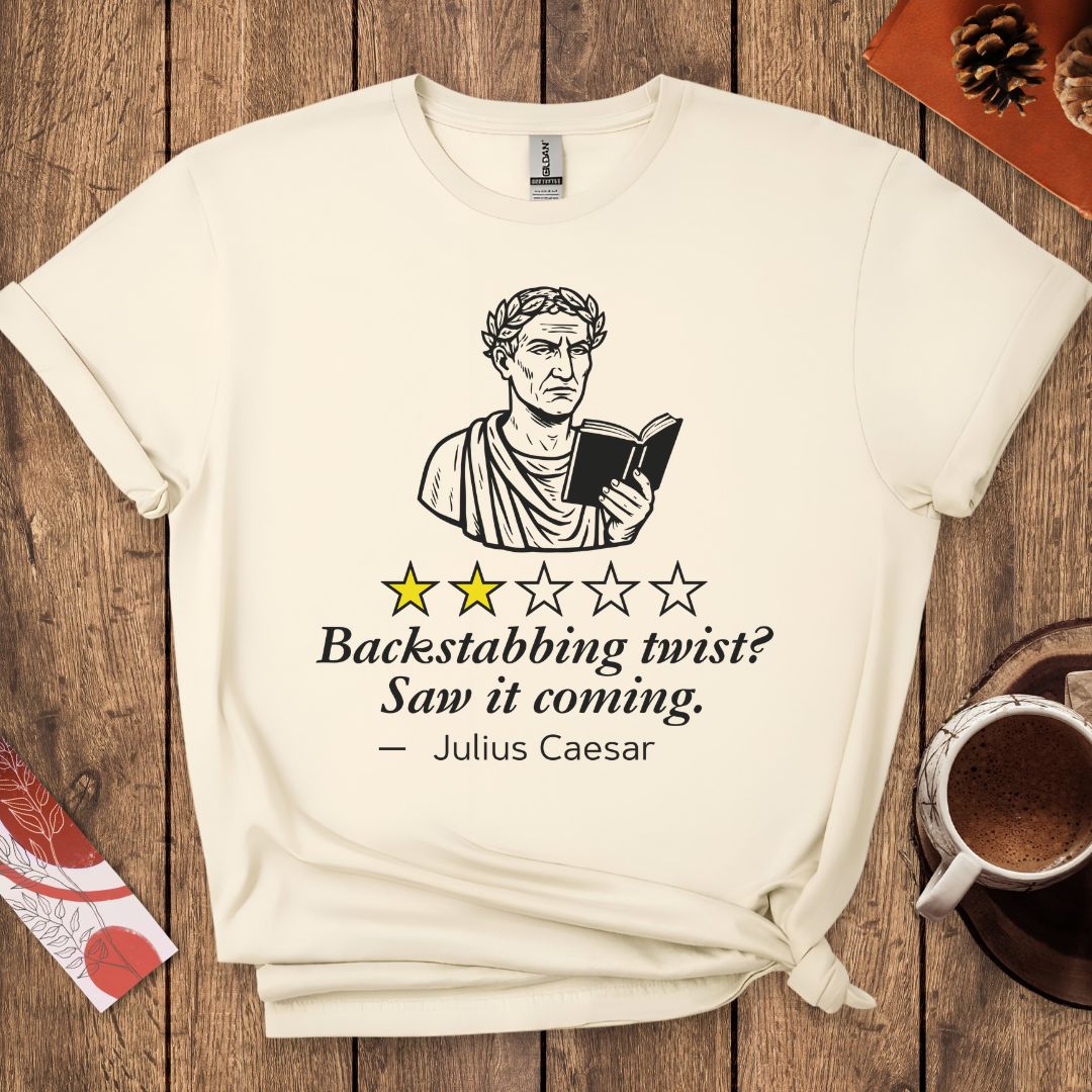 Julius Caesar Funny Book Review T-Shirt
