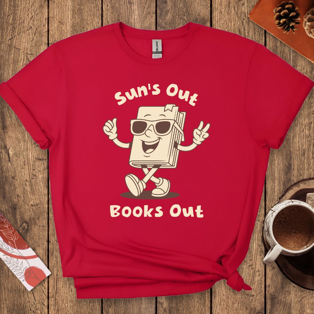 Sun's Out Books Out Summer Reading T-Shirt