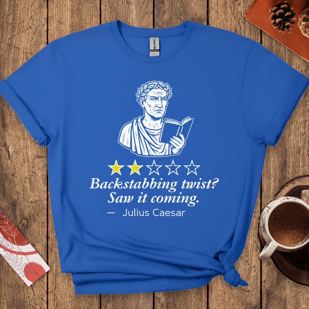 Julius Caesar Funny Book Review T-Shirt