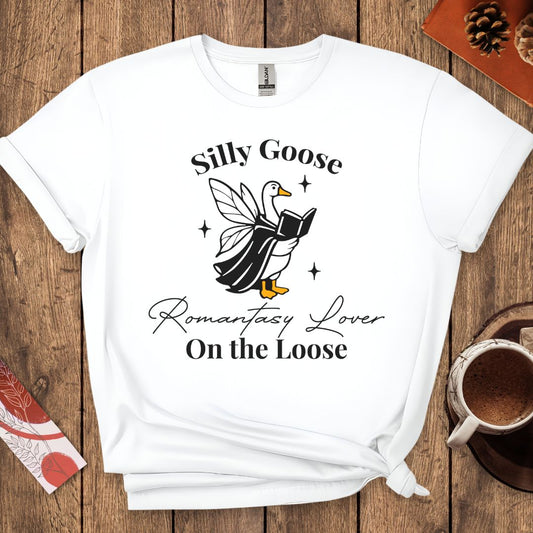 Silly Goose Romantasy Lover On The Loose T-Shirt