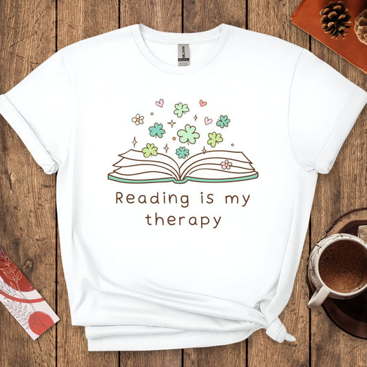 Reading Is My Therapy T-Shirt