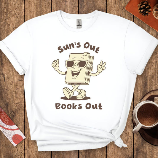 Sun's Out Books Out Summer Reading T-Shirt