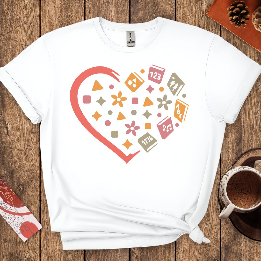 Heart Of A Teacher T-Shirt